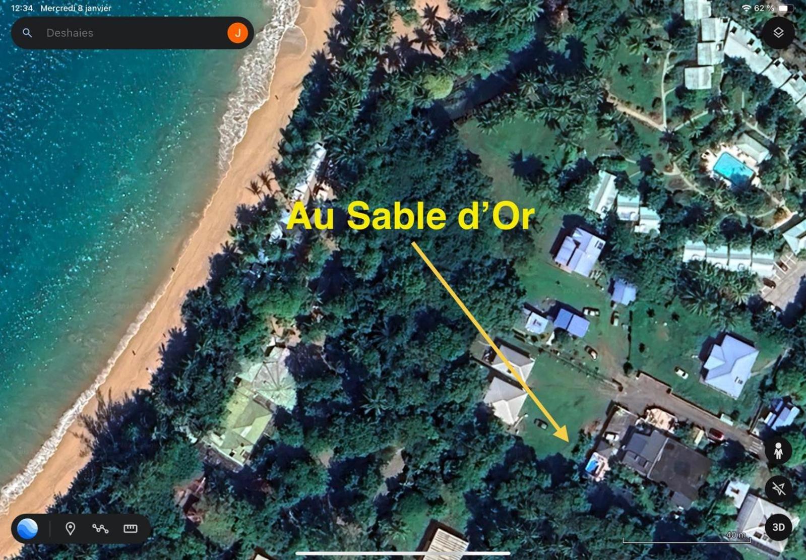 Au Sable D'Or - Spa - Wifi- Piscine Deshaies Exterior photo